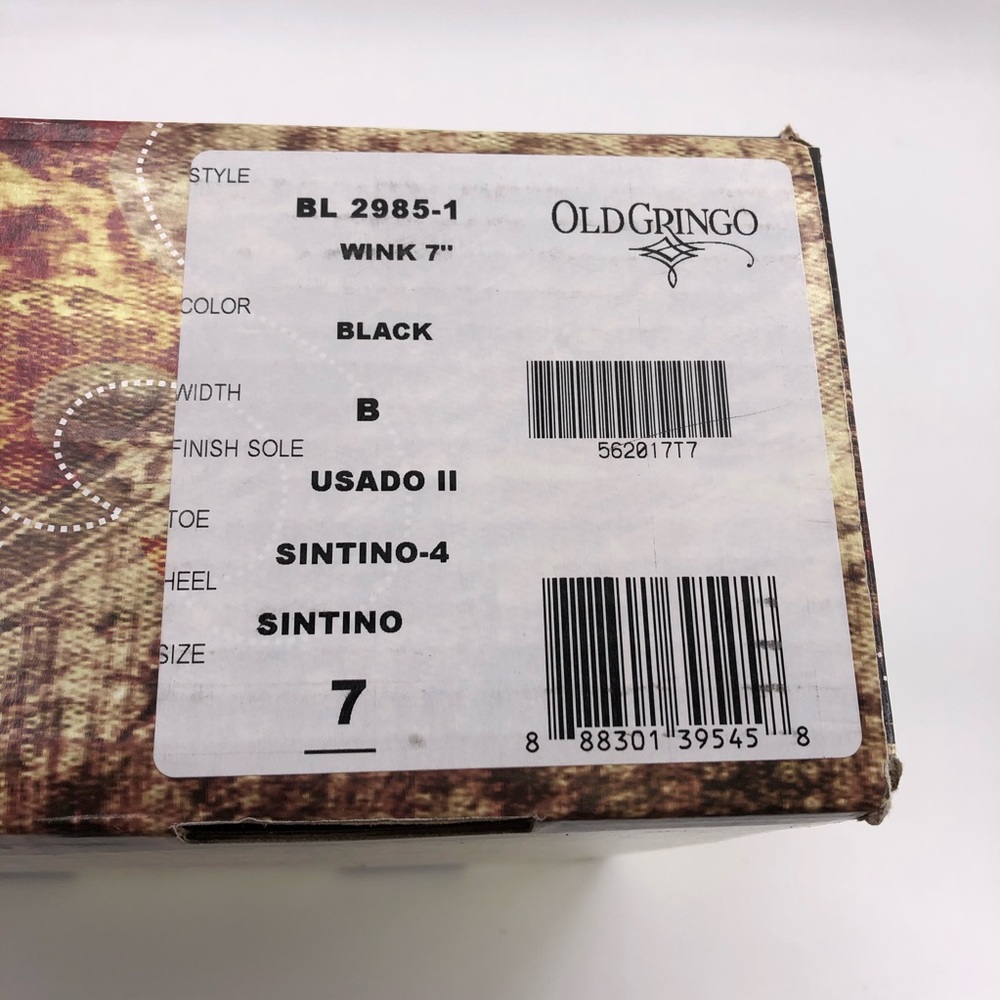 Old Gringo Wink Boots NWT - Picture 4 of 5